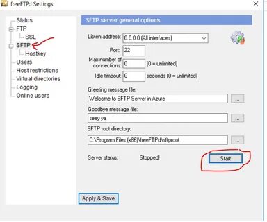 Sftp server
