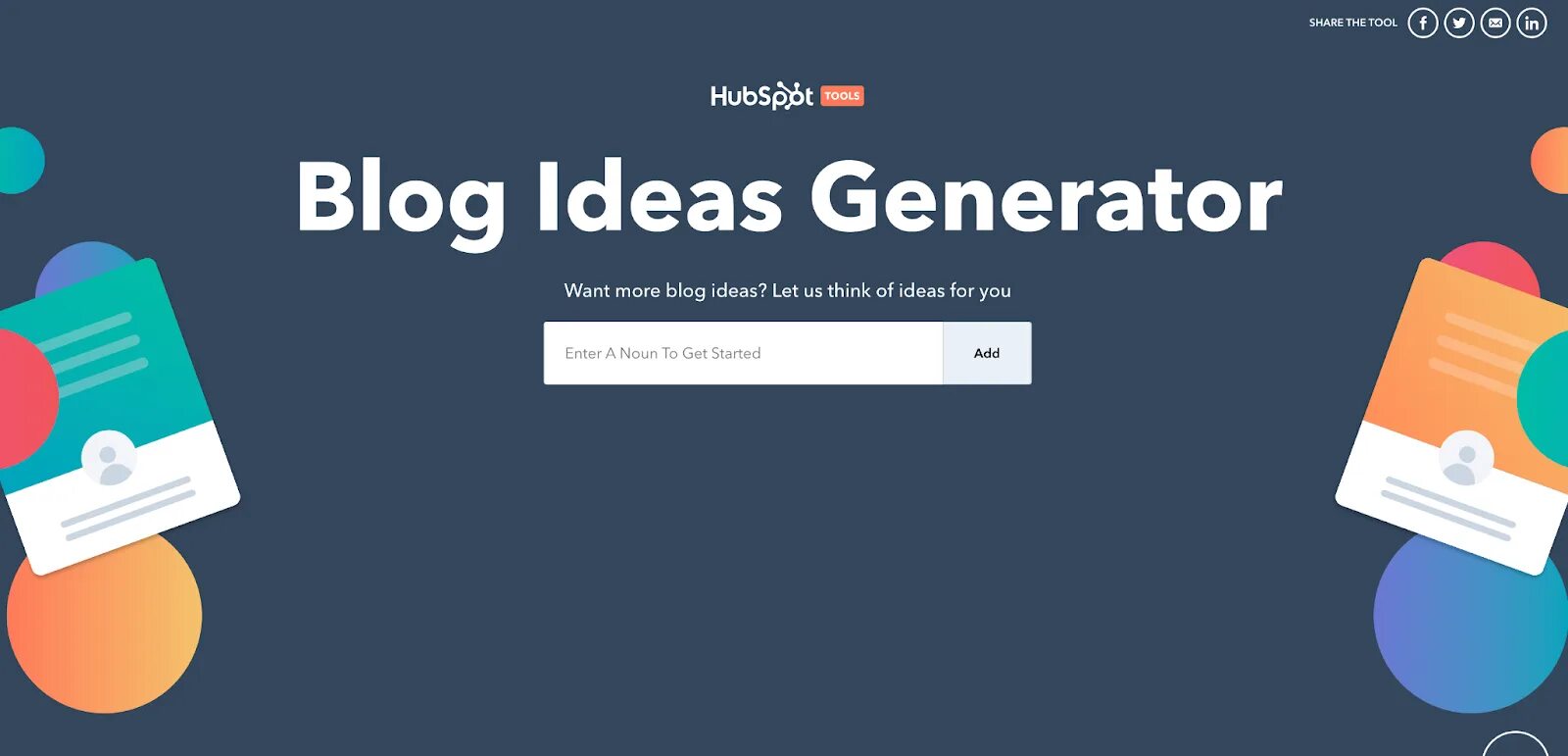 Blog topics. Idea Generator. HUBSPOT blog download Now. Idea Generation.