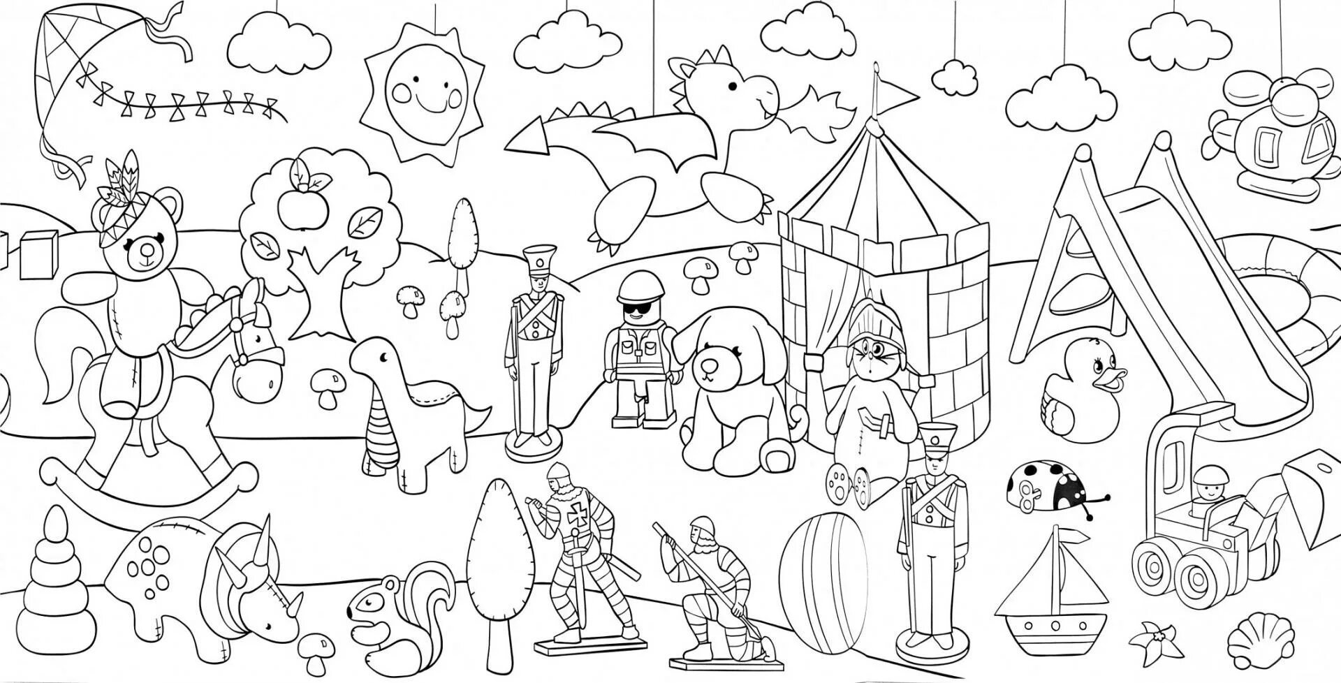 Игрушки для детей распечатать Toys With Shapes For Babies Coloring Pages : Best Place to Color Раскраски с сов