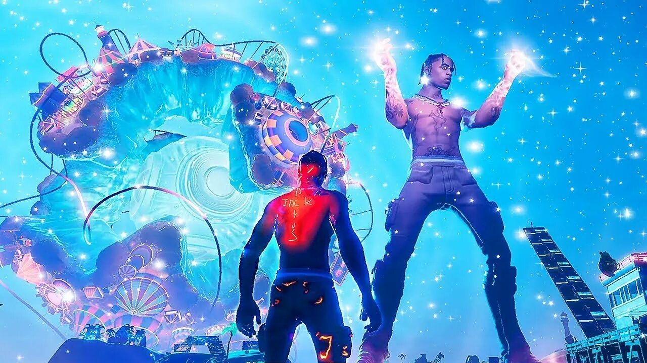 Трэвис скотт fortnite. Концерт трэвиса скотта в фортнайт. Ивент трэвиса скотта в фортнайт. Fortnite концерт travis scott. Концерт в фортнайте.