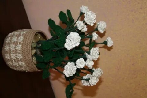 Вязаный букет