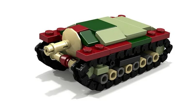 Как сделать Microscale Tank из Лего Несортированное. Пошаговая инструкция по сбо