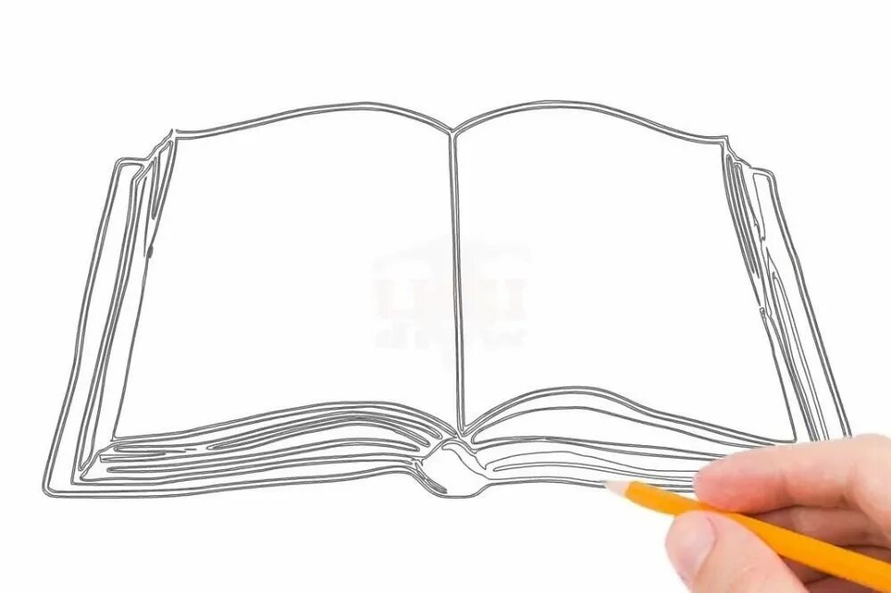 Создать книгу рисунок. Поэтапное рисование книжки. объемная книга рисунок. книга рисунок срисовать. рисуем открытую книгу карандашом.