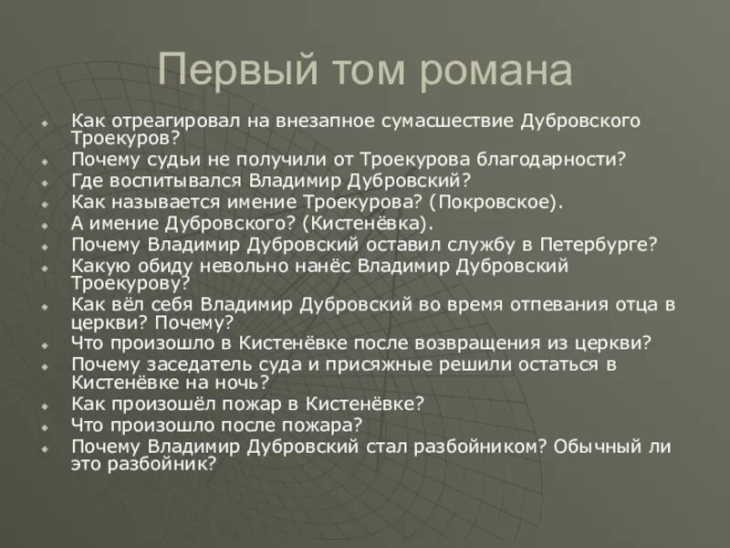 Содержание первого тома дубровского. Кистеневка имение Дубровского. Название глав Дубровского. План 1 Тома Дубровский. Пожар в Кистеневке.