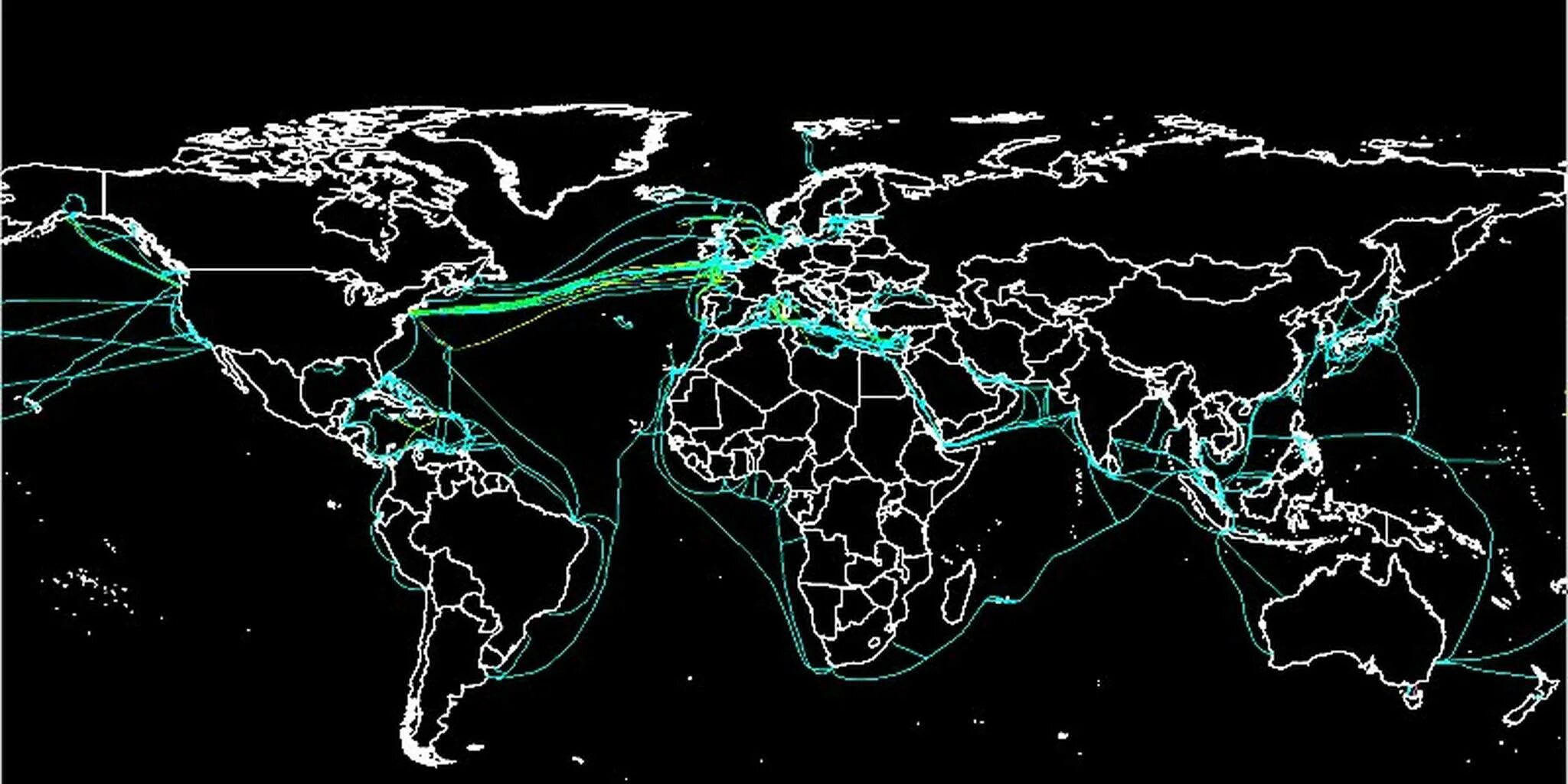 Кабели интернета в мире. Карта интернета. Карта глобального интернета. Визуальная карта интернета.
