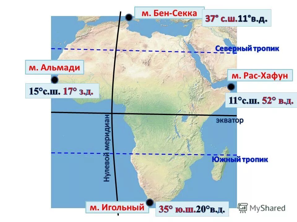 мыс бен-секка на карте африки. физ карта африки. мыс бен-секка на карте африки. где находится бен секка на карте африки.  северная — мыс рас-энгела (бен-секка).
