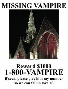 Missing vampire