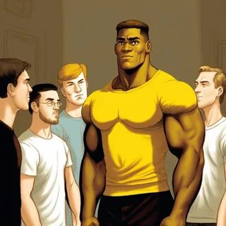 As he walked through the crowded streets, heads turned and eyes followed. 