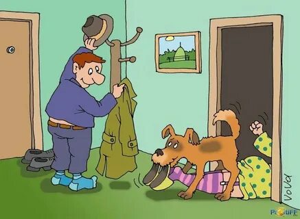 Сосед собака мужик