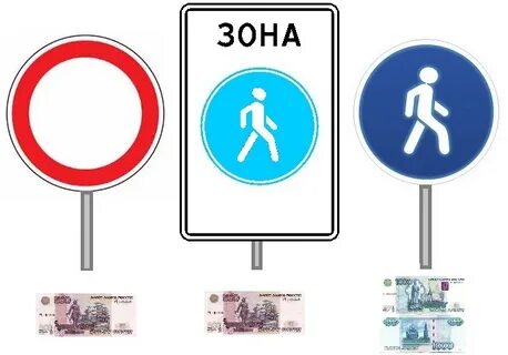 Правила дорожного движения пешеходная зона