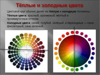 Теплая цветовая гамма это