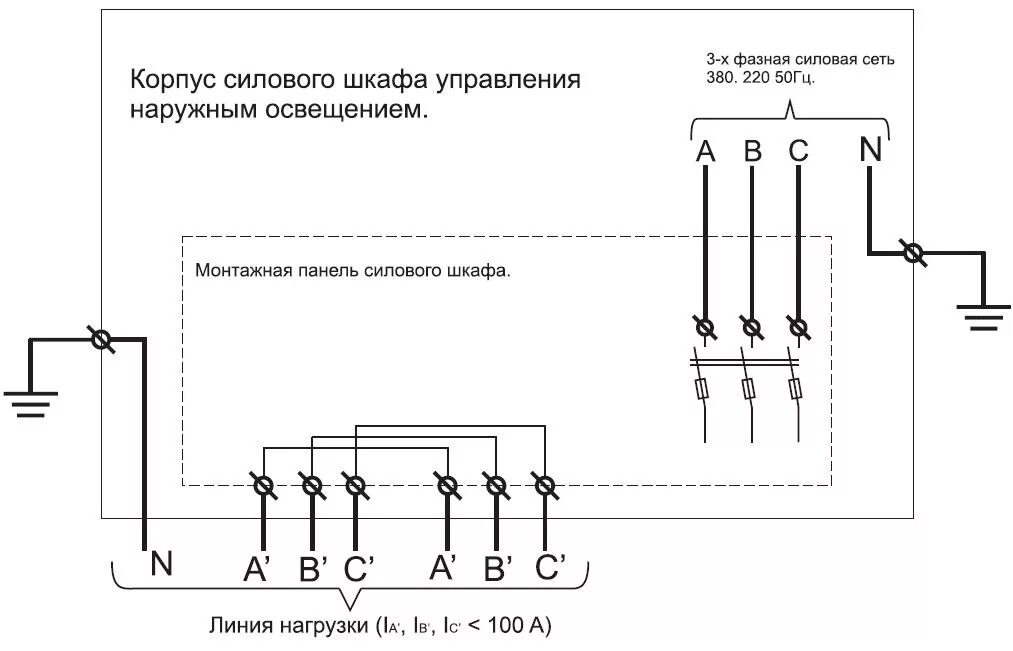 Электрическая схема щитка освещения. Схема подключения щитка освещения. Схема подключения щита освещения. Схема расключения щита наружного освещения. Какую схему подключения