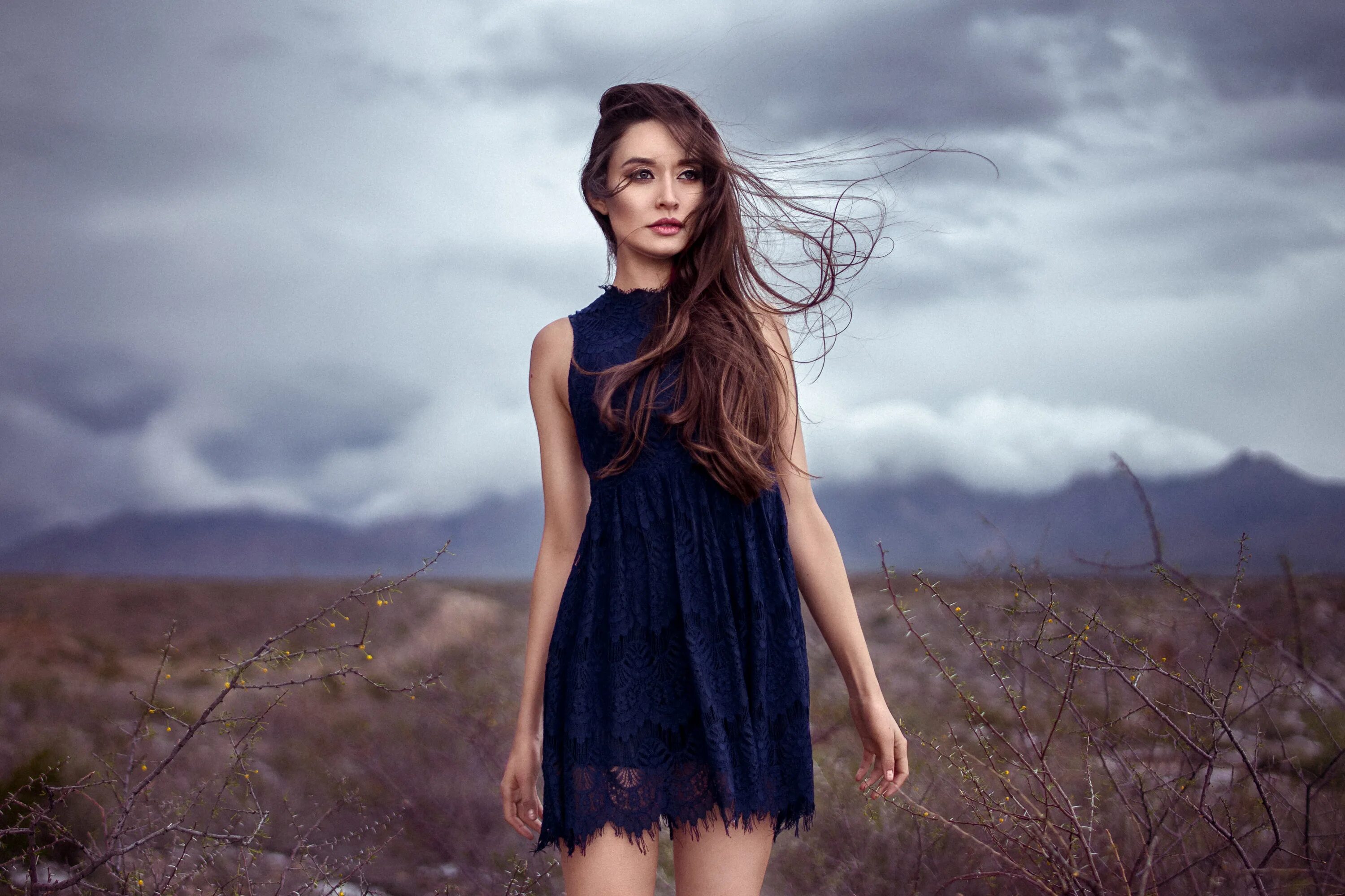 Girl models me