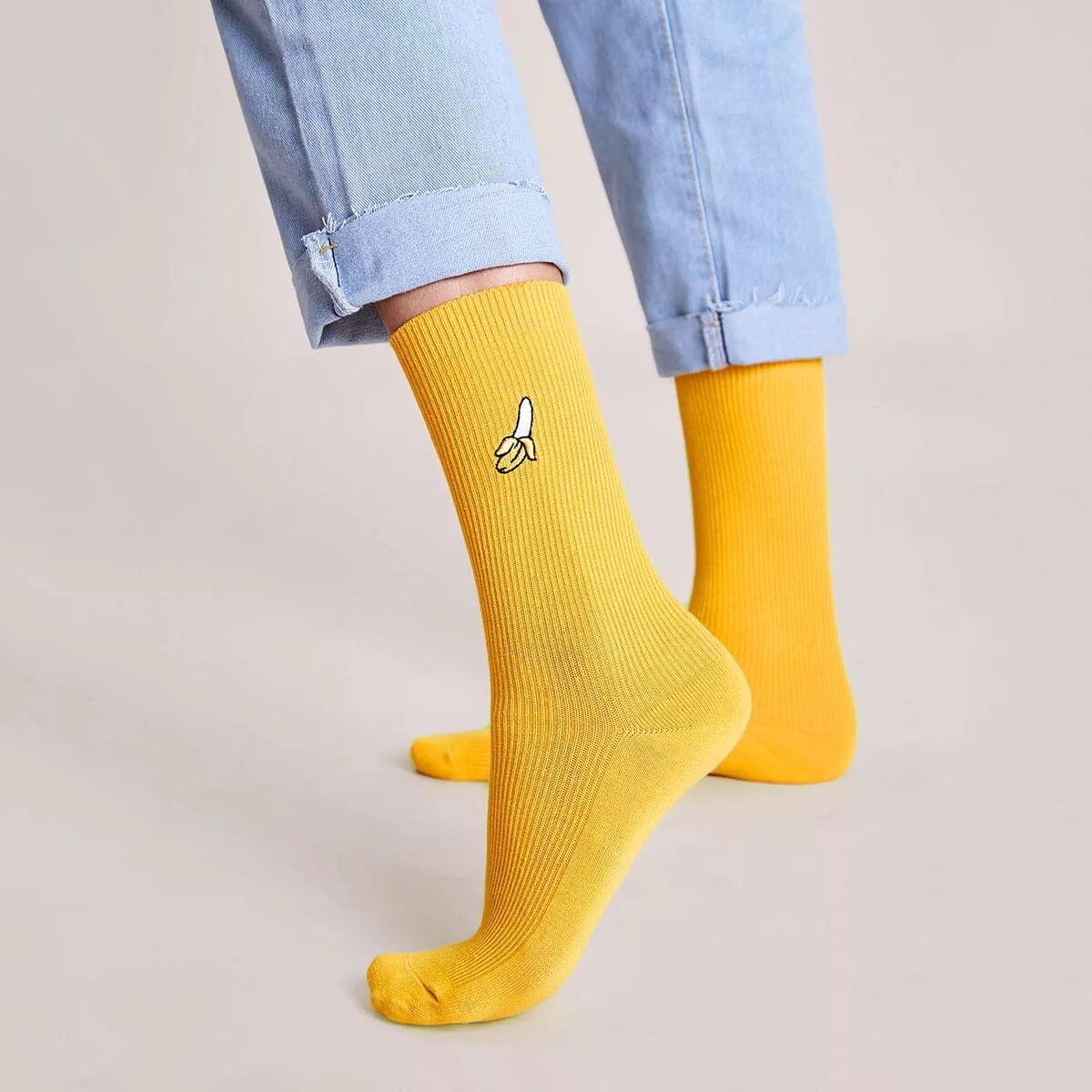 Yellow socks