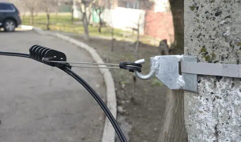Крепление для сип кабеля к стене