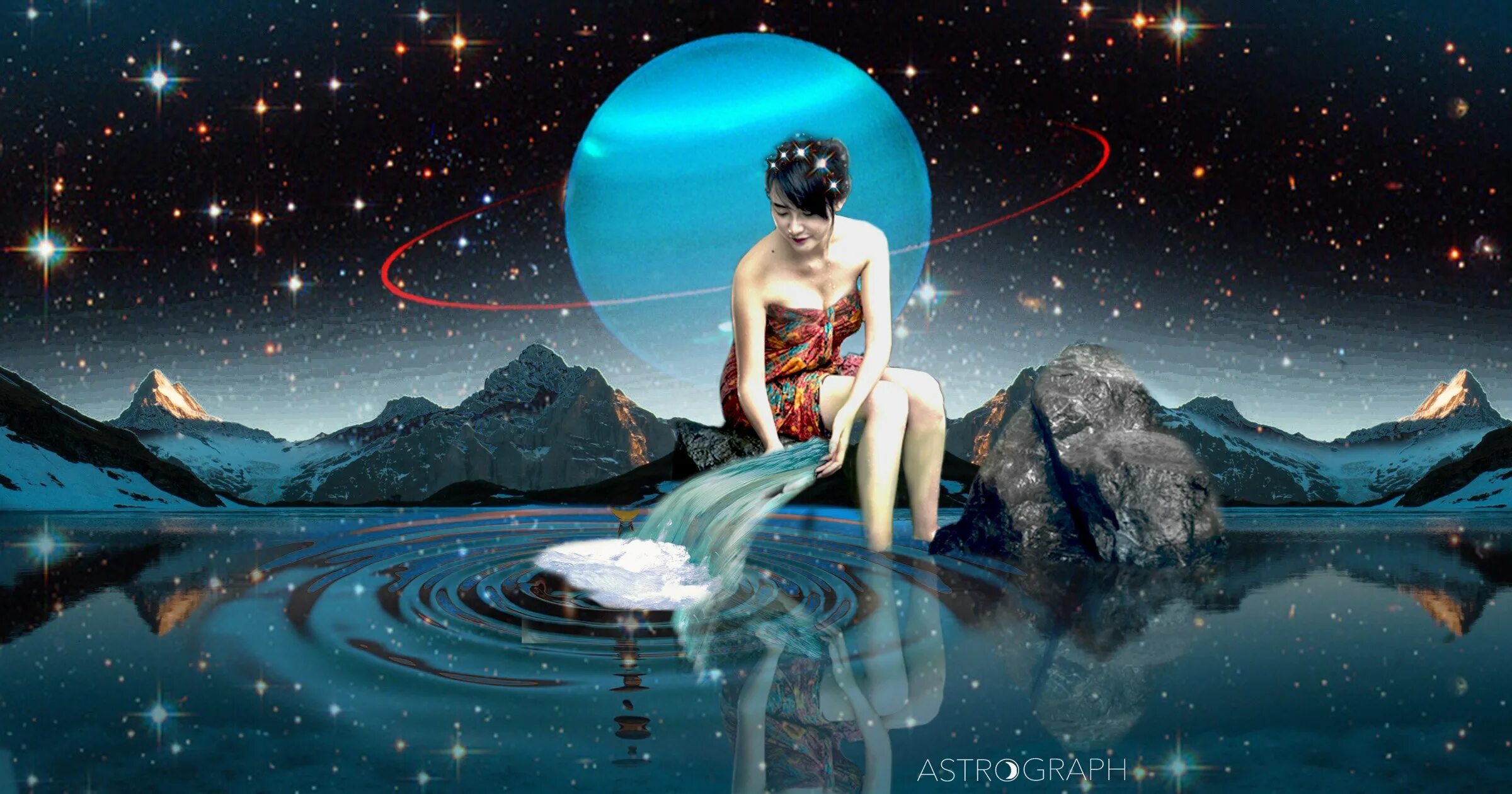 Сатурн в деве. Человек на сатурне. Женщина с сатурном в иллюстрациях. Девушка планета фэнтези. Сатурн в деве у женщины.