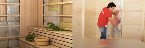 Утепление бани из блоков изнутри
