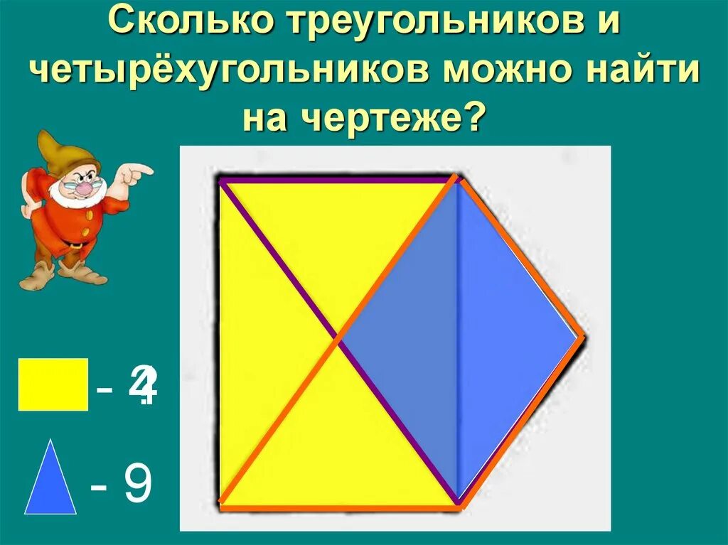 Сколько отрезков на чертеже сколько треугольников четырехугольников. Сколько треугольников и четырехугольников можно найти на чертеже. сколько на чертеже треугольников четырехугольников. сосчитай треугольники и четырехугольники. сколько на чертеже треугольников сколько четырёхугольников.
