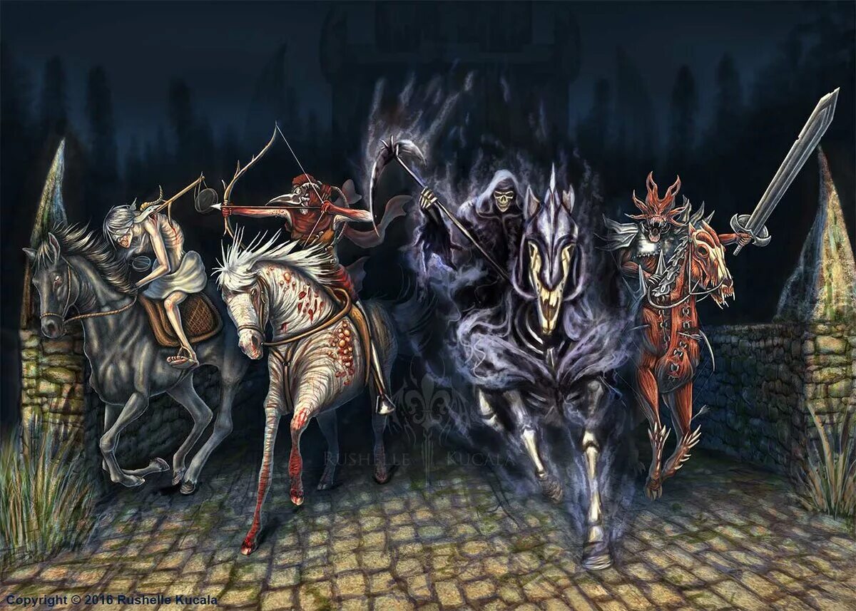 4 всадника апокалипсиса дарксайдерс. Джордж уоттс всадники апокалипсиса. Как зовут всадников. Как зовут всадников. Васнецов всадники апокалипсиса.