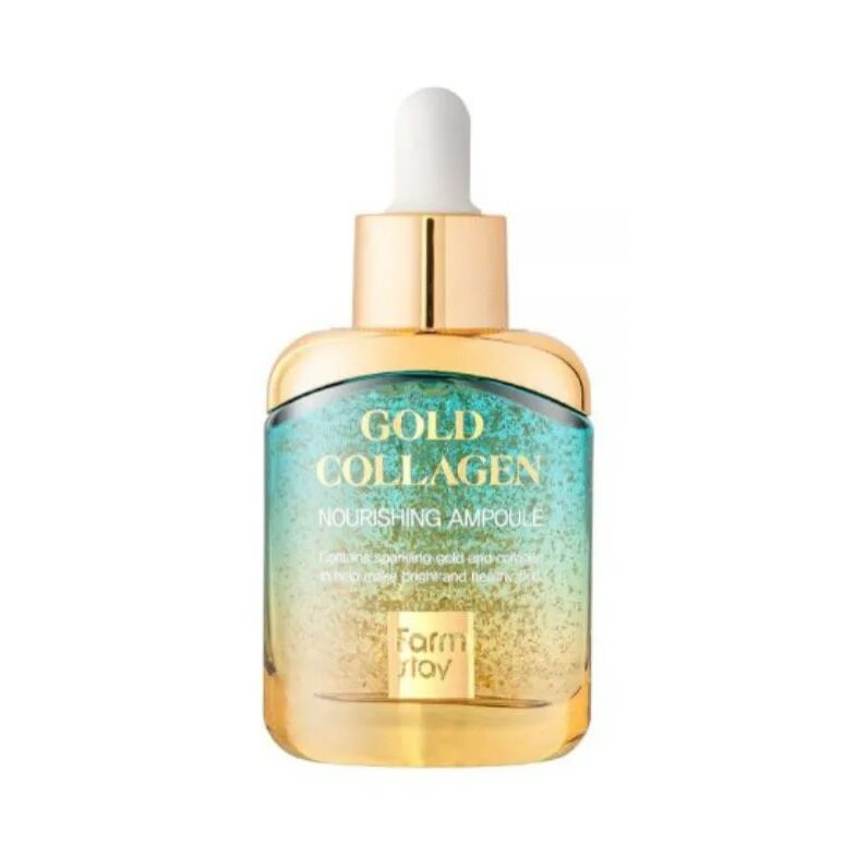 Сыворотка коллаген корея. Сыворотка Farmstay Gold Collagen Nourishing Ampoule 35 ml. Gold Collagen Nourishing Ampoule. Farmstay Gold Collagen Nourishing Ampoule. Питательная сыворотка с золотом и коллагеном, 35мл, Farmstay.