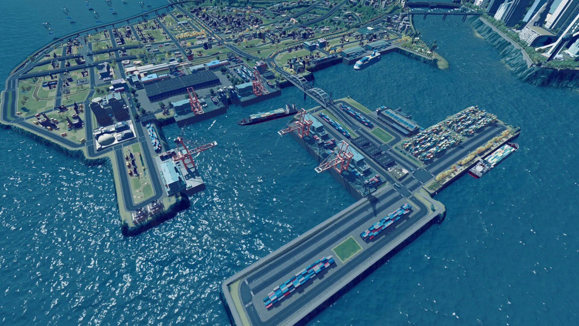 Как сделать порт. Порт сити скайлайн. cities skylines архипелаг. cities skylines порт. cities skylines на пс 3.