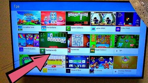 Играть на телевизоре самсунг