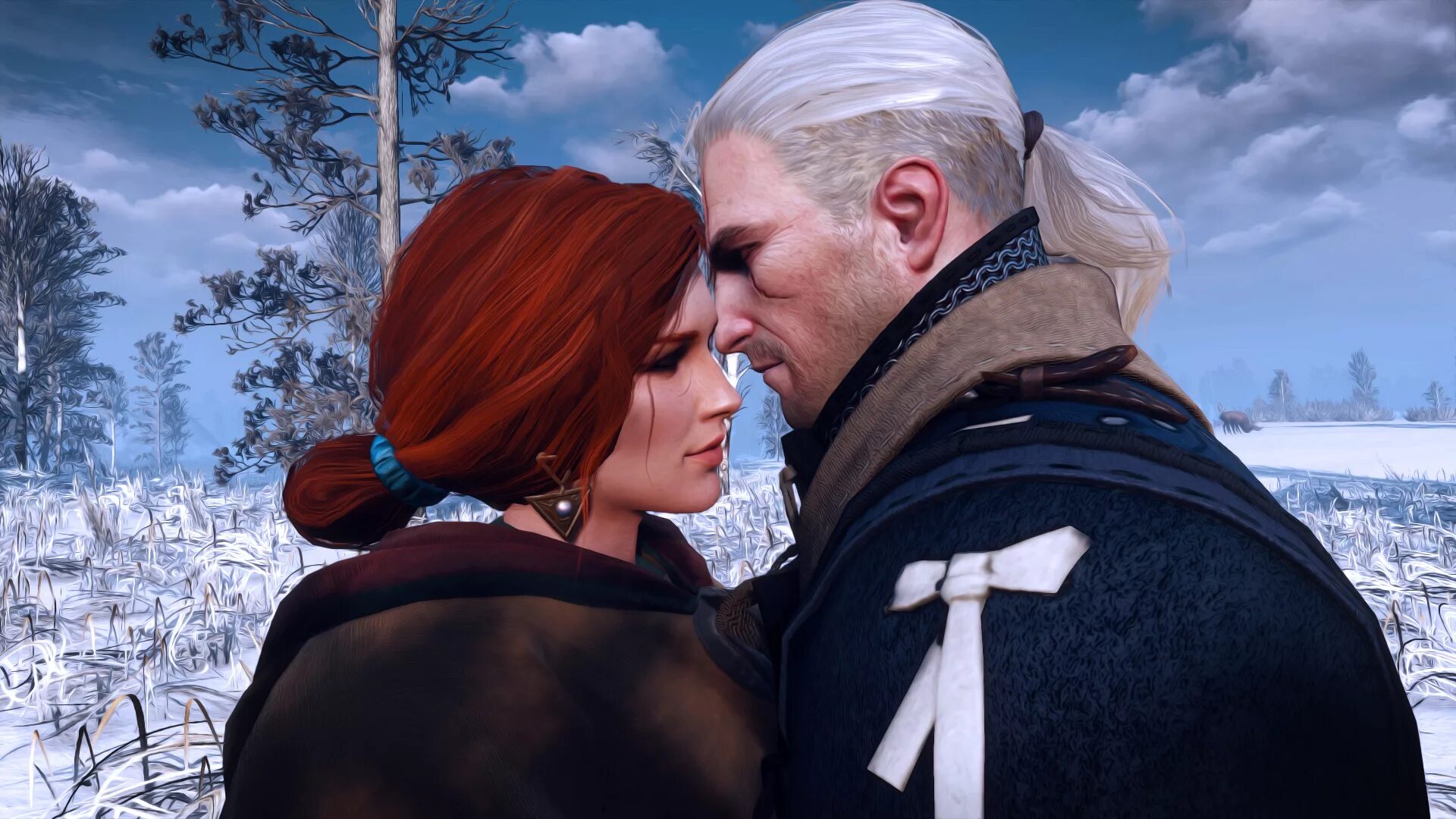 Ведьмак трисс меригольд и геральт. Трисс меригольд ведьмак. Трисс меригольд ведьмак 1. Геральт и трисс арт. Геральт и трисс.