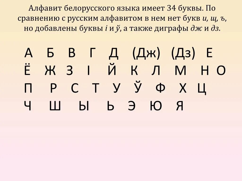 Какая последовательность в алфавите