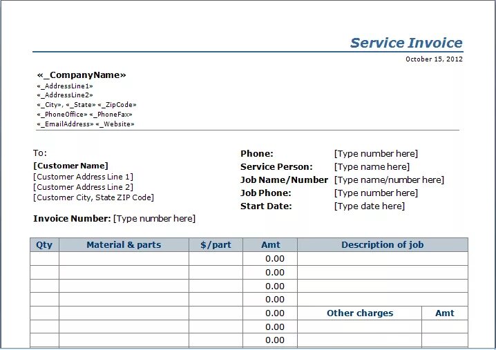 Service Invoice. Invoice for services. Invoice Sample services. Sample Invoice for professional services.