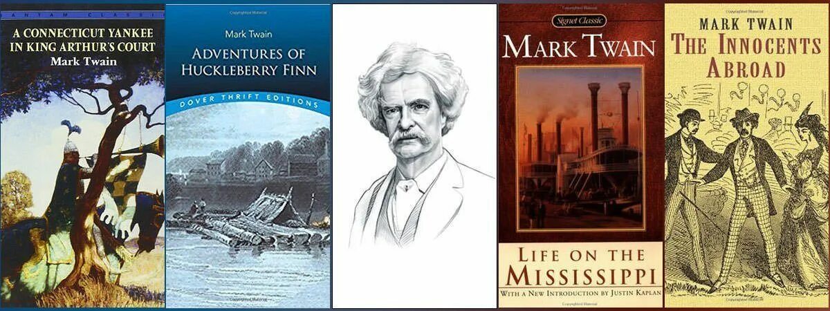 Mark Twain works. Mark Twain книги.