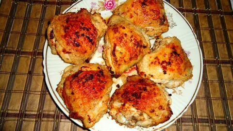 Рецепт жареных бедер курицы