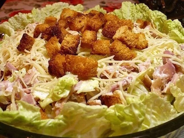 Рецепт салата с сухариками и яйцами: найдено 80 картинок