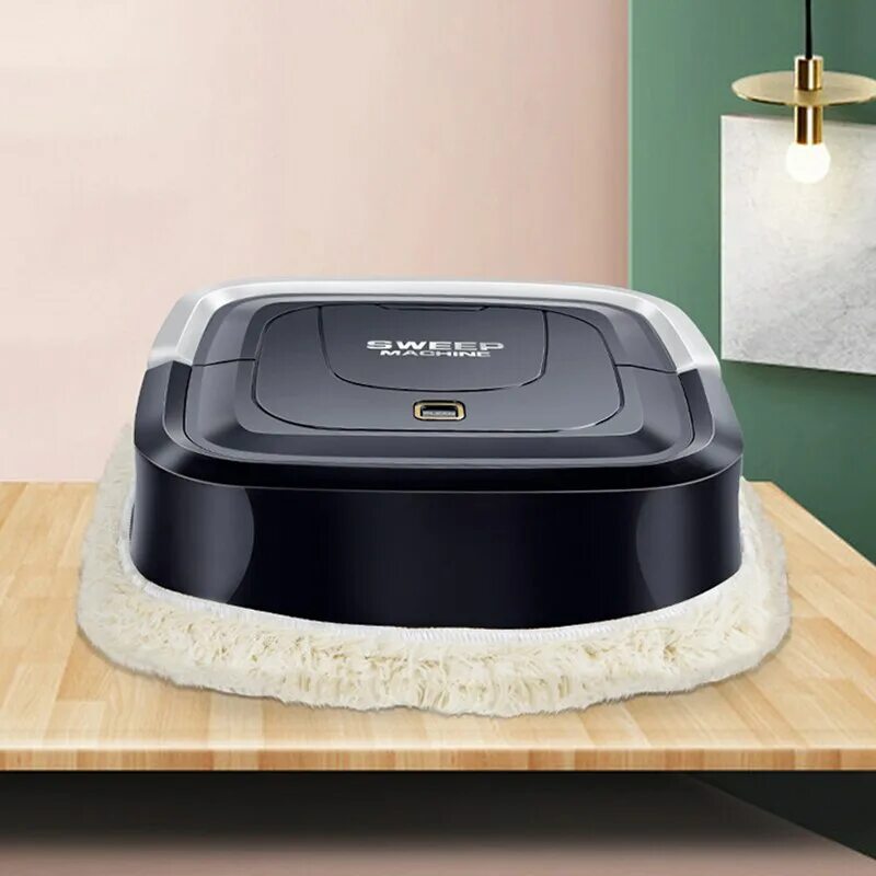 Sweeper robot. Компактный робот пылесос sweep. automatic smart cleaning robot. умный дом робот. робот швабра для мытья.