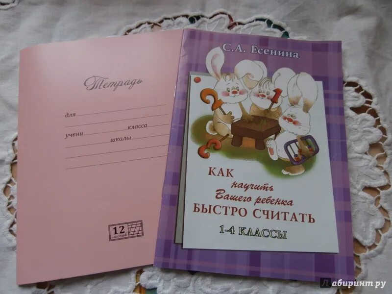 Как научить вашего ребенка есенин сочинение. Есенина как научить вашего ребенка быстро считать.