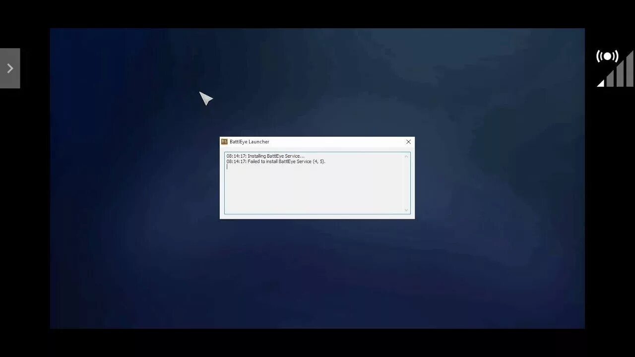 Battleye failed. Failed to initialize. Failed to install BATTLEYE service (4, 5000041d).. BATTLEYE service. BATTLEYE тестовый режим Windows.