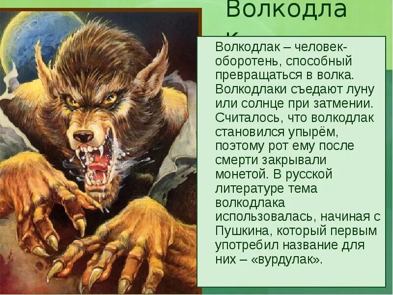 Волк съел луну. Описание оборотня. Оборотень характеристика. Оборотень описание существа.