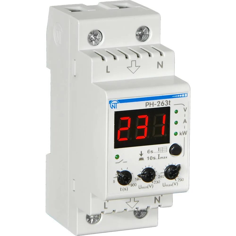 Рн 263т 63а. Новатек-электро рн-263т. Реле напряжения рн-263 гарантия. Реле напряжения новатек рн-260t. Рн-260т однофазное реле контроля напряжения 63а на din-рейку новатек.