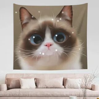 Кот на экране андроид