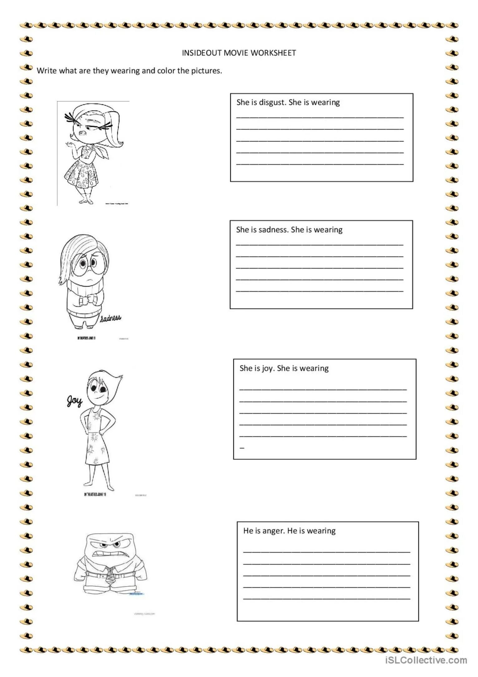 Movie worksheets. Головоломка Worksheet. Inside out tasks for Kids.