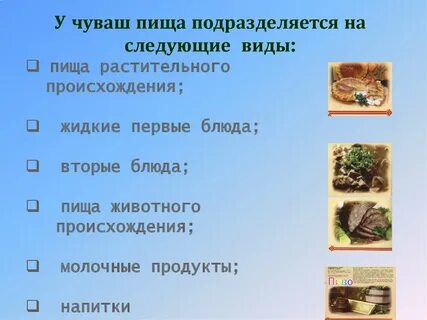 Чувашские блюда названия