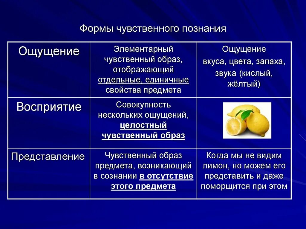 Формы познания ощущение восприятие суждение понятие представление. Формы чувственного познания. Ощущение это форма чувственного познания. Основные формы чувственного знания. Чувственное познание и его формы.