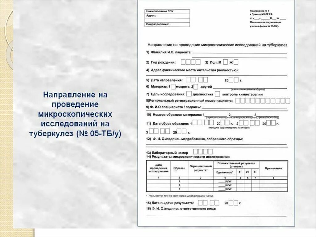 Форма направления на исследования. Направление на исследование мокроты на туберкулез. Направление на бактериологический анализ мокроты бланк. Направление на бактериологический анализ мокроты. Форма направления на анализ мокроты.