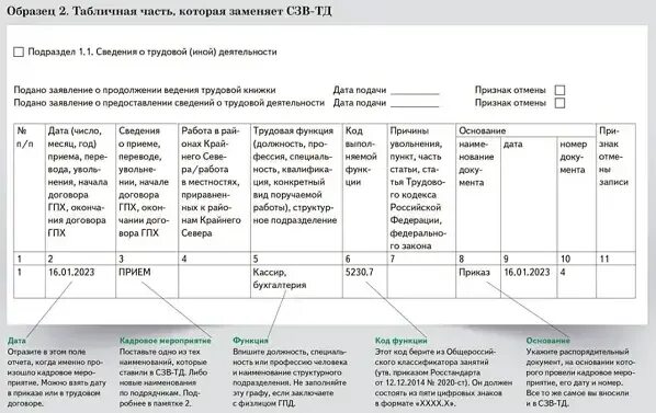 Ефс 1 отчет пример