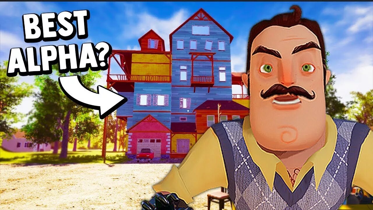 Hello Neighbor Альфа 1. Hello Neighbor Alpha 1 House. Привет сосед пре Альфа. Hello Neighbor Alpha 1 Remake. Игра сосед альфа 1