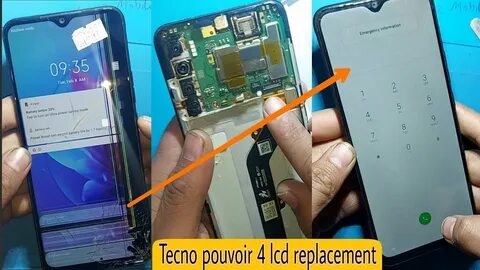 Замена дисплея tecno