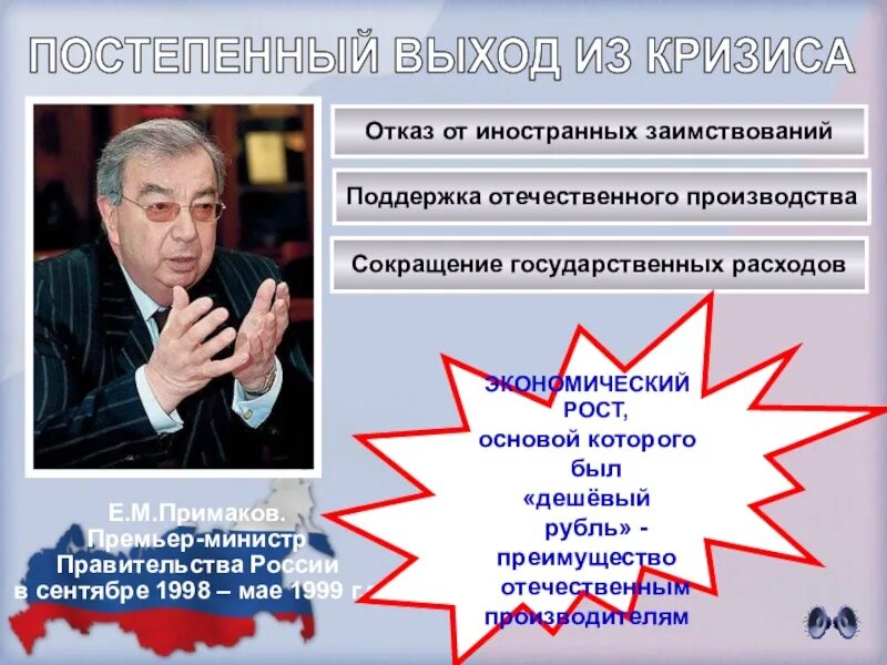 Кризис 1998 Примаков. Правительство Примакова 1998. Российский кризис 1998 года. Председатель правительства РФ 1998-1999. Экономические меры правительства рф