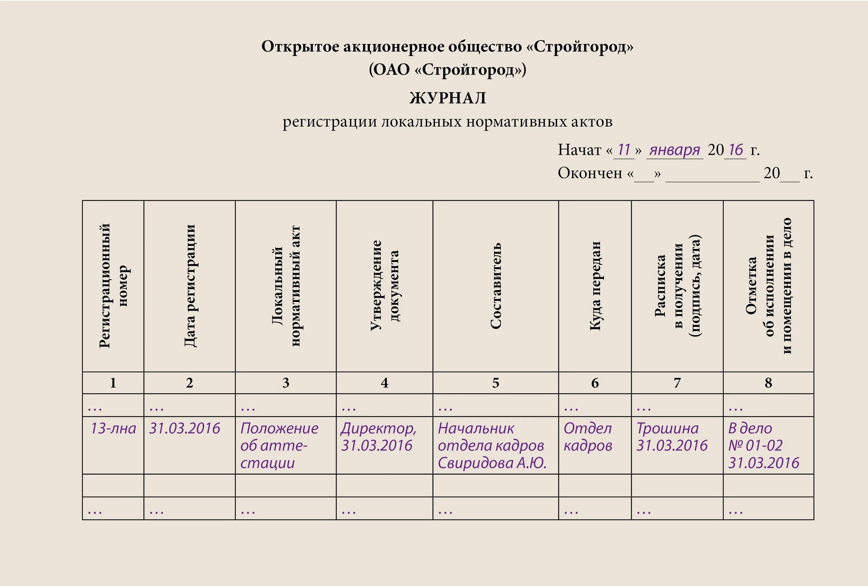 Постановка на внутренний учет. Журнал ознакомления работников с локально нормативными актами. Журнал регистрации документов для внутренних документов. Пример журнала учета внутренних документов. Журнал по охране труда о ознакомлении с локально-нормативными актами.