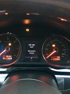 Esp fault audi