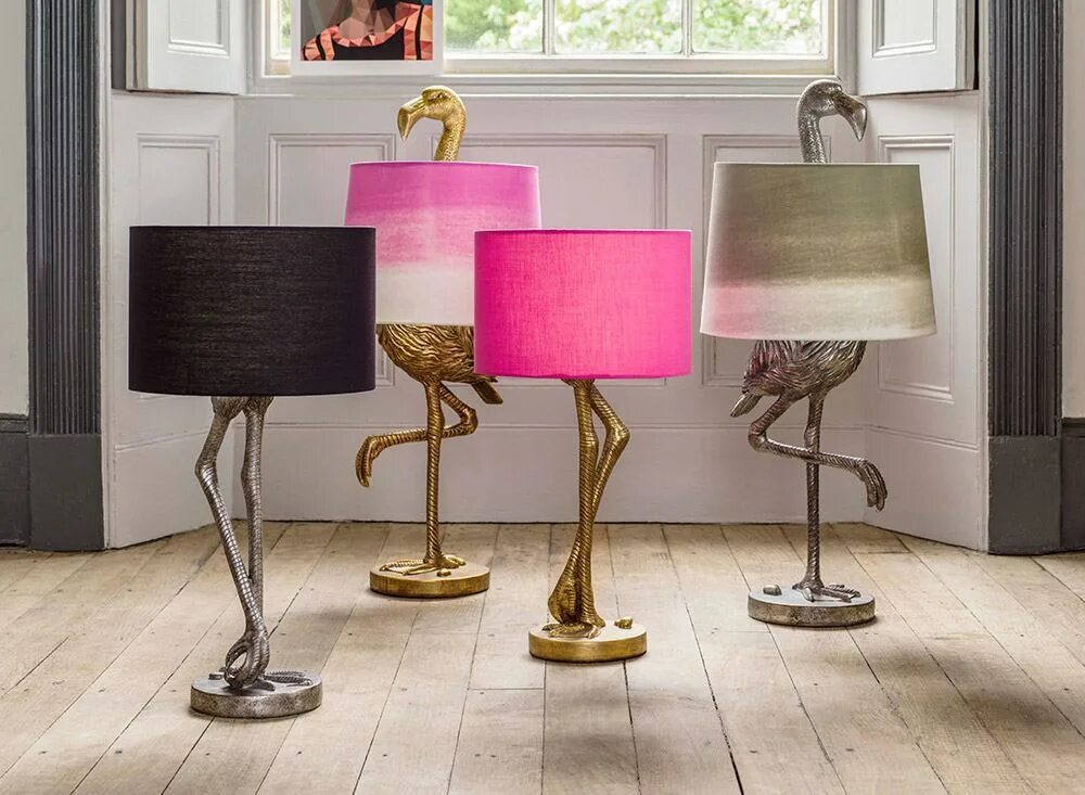 Flamingo lamp. Animal table lamp. unusual table. купить настольная лампа flamingo table lamp.