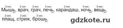 4 класс страница 63 упражнение 132. Какое склонение в слове мышь врач Грач печь карандаш ночь Стриж.